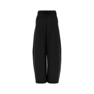Max Mara Women Black Nylon Blend Olmo Joggers